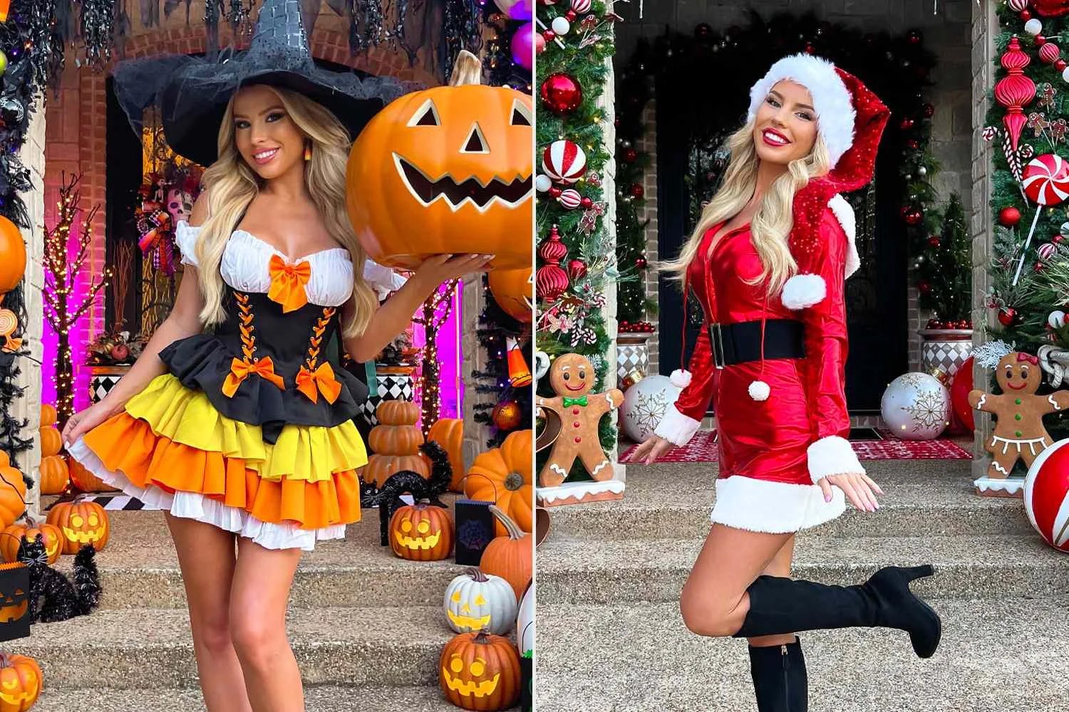 Viral Queen of Halloween Spends Close to 100K on Christmas Decor Exclusive